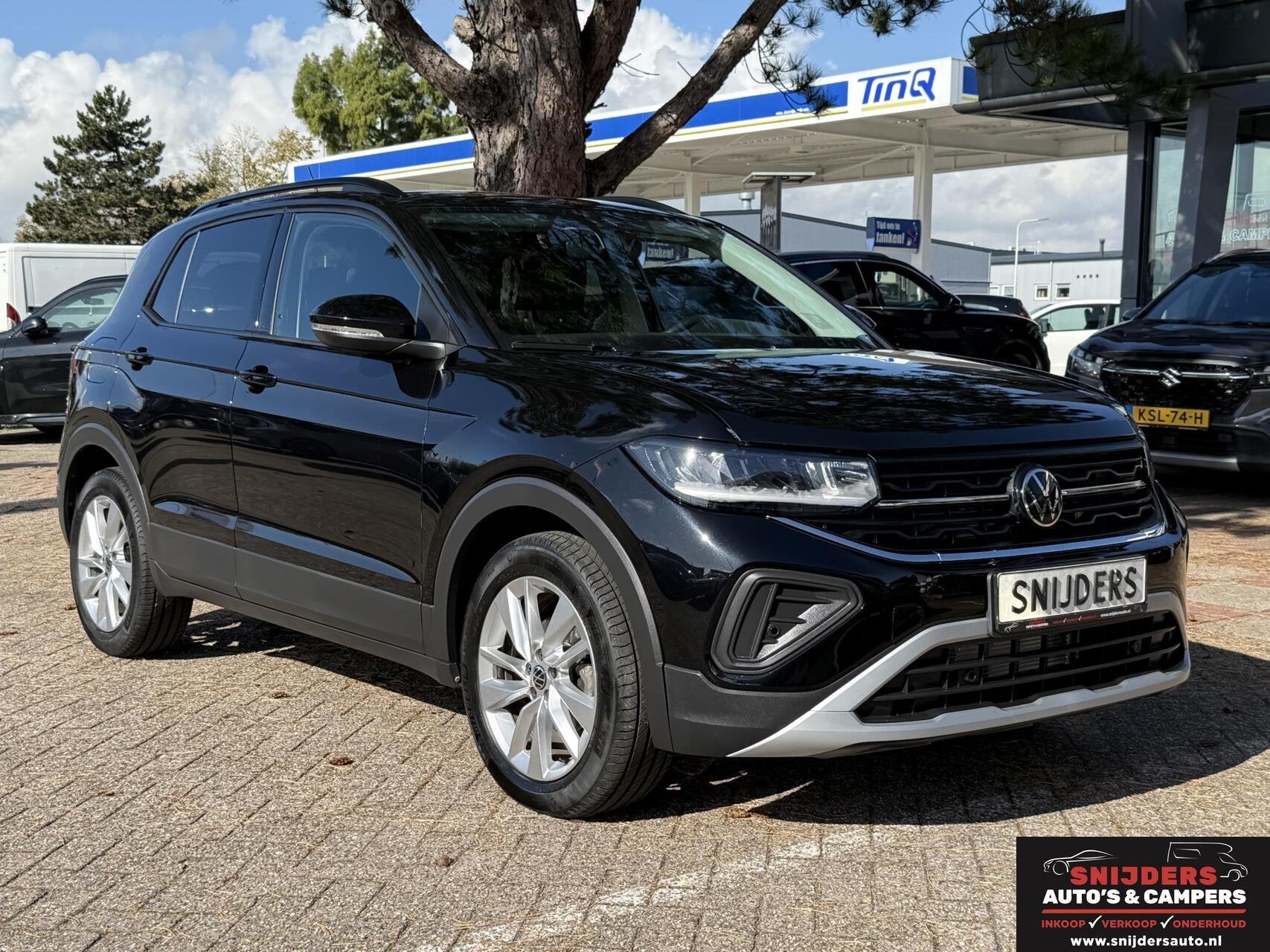 Volkswagen T-Cross 1.0 TCR Life Edition automaat, Auto's, Gebruikt, Zwart, Zwart, Bedrijf