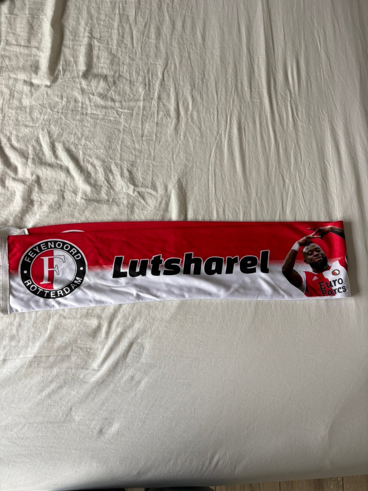 Feyenoord sjaal- Geertruida, Ophalen of Verzenden, Zo goed als nieuw, Feyenoord, Vaantje of Sjaal