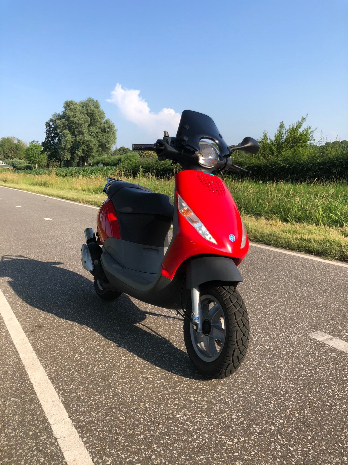 Piaggio Zip 50cc 2 takt (2001), Fietsen en Brommers, Scooters | Piaggio, Gebruikt, Zip, Maximaal 45 km/u, Tweetakt, Ophalen