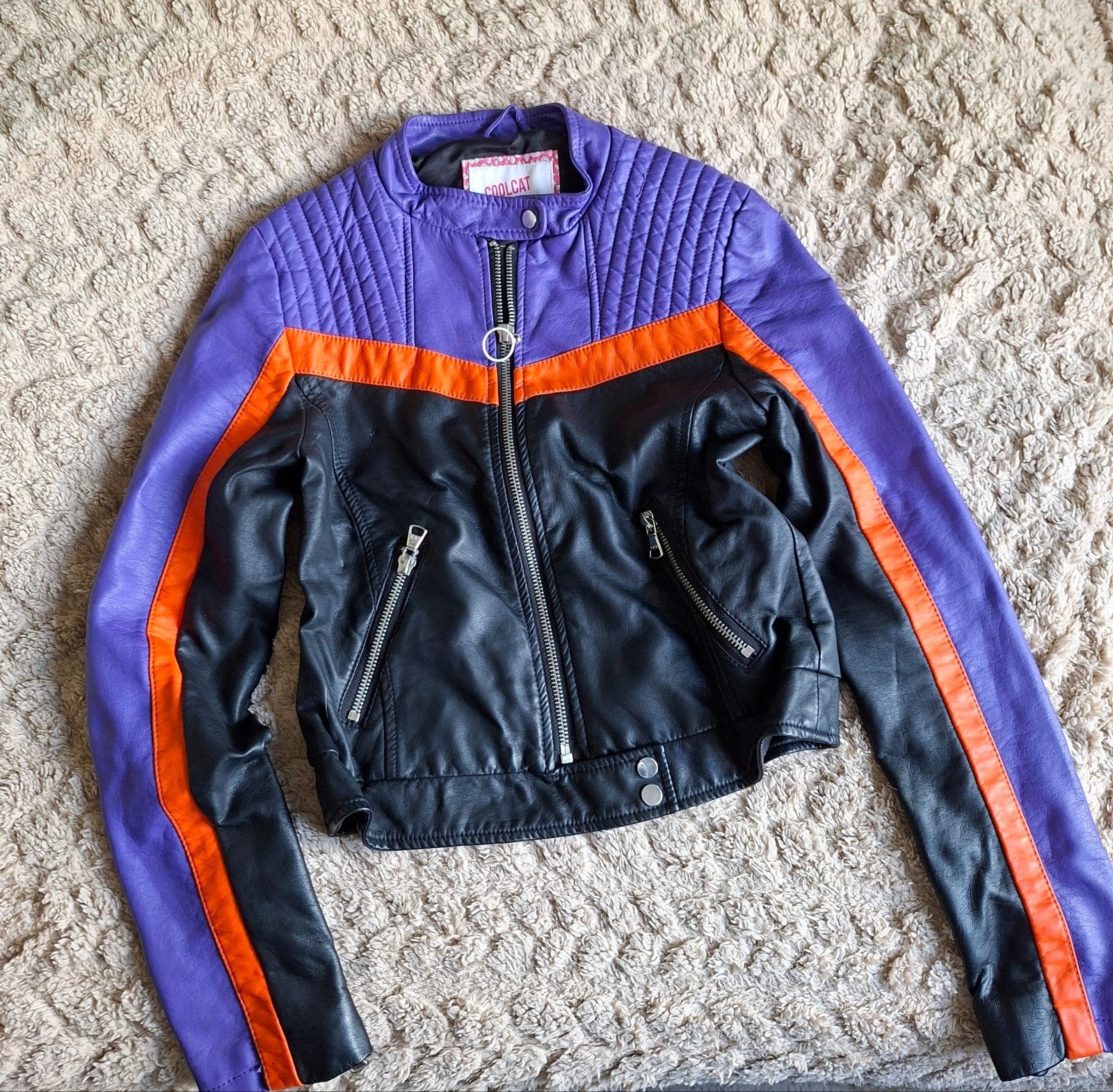 stoere nepleren meisjes jas maat 146/152, Kinderen en Baby's, Kinderkleding | Maat 146, Ophalen, Gebruikt, Meisje, Jas