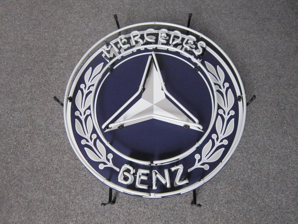 MERCEDES NEON LICHTRECLAME, Ophalen, Nieuw, Lichtbak of (neon) lamp
