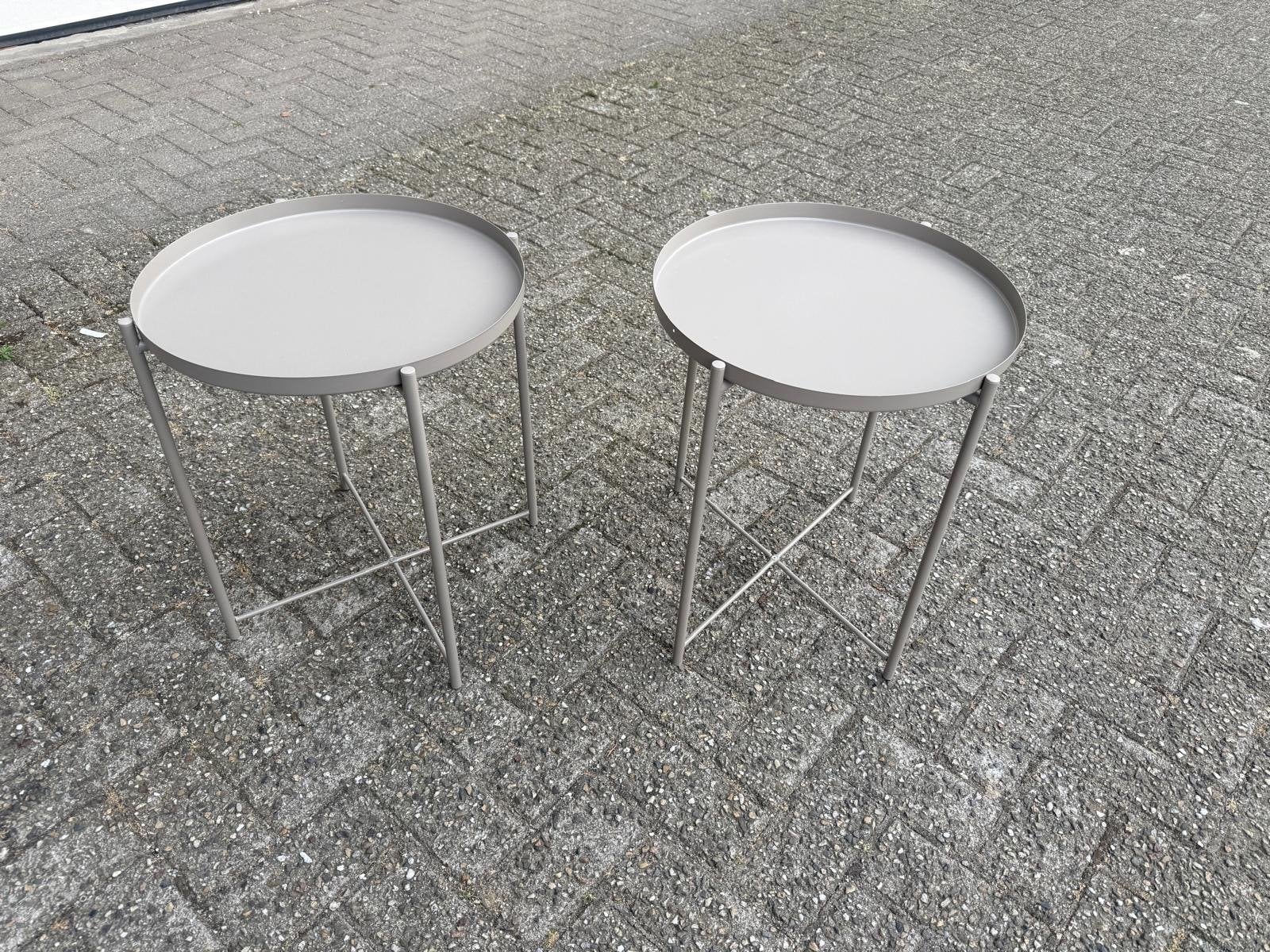 IKEA Gladom bijzettafels - Set van 2 - nieuw, Ophalen, Minder dan 45 cm, Minder dan 55 cm, Gebruikt