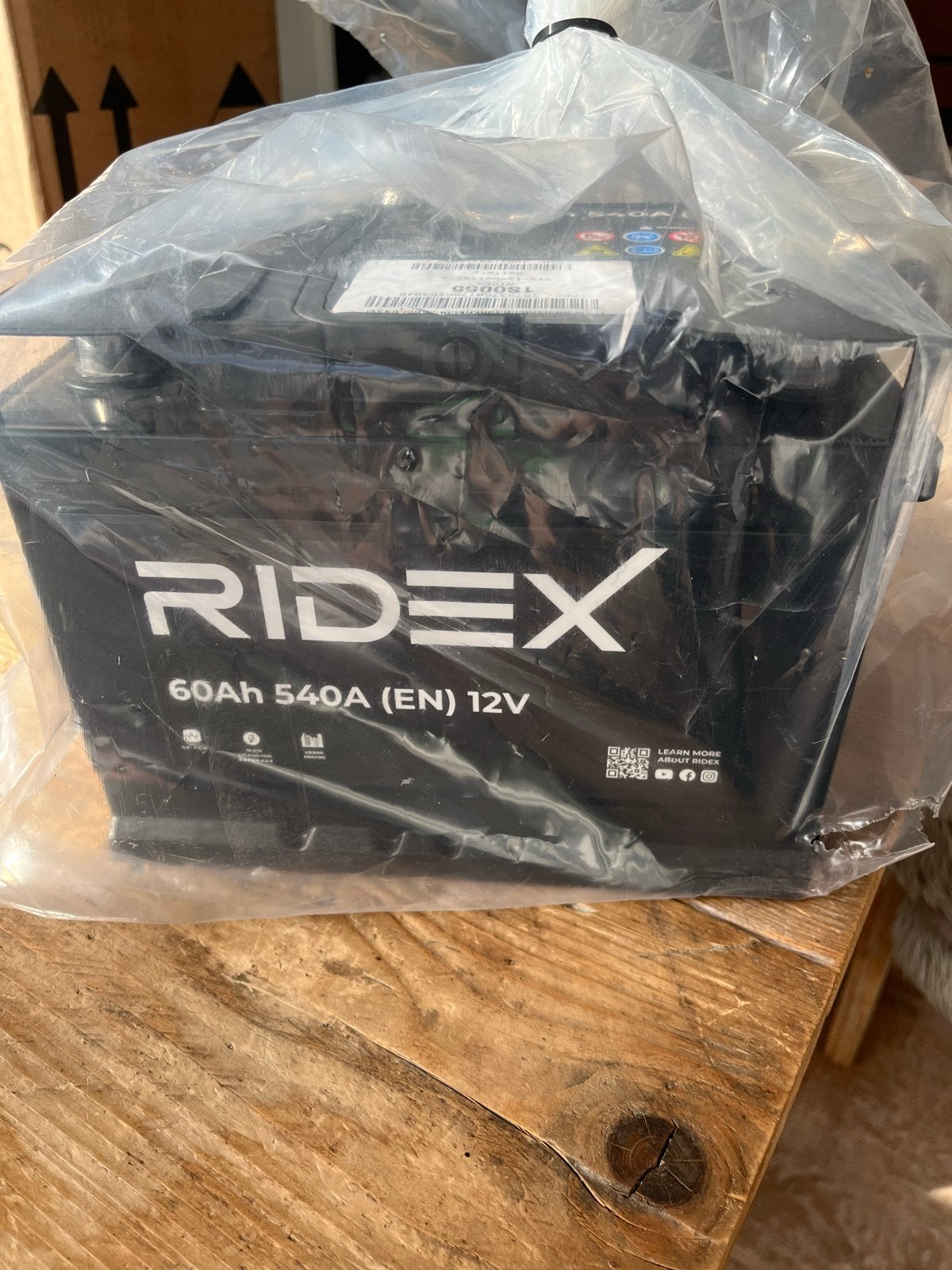 Nieuwe Ridex Auto Accu 60Ah 540A 12V, Nieuw, Universele onderdelen