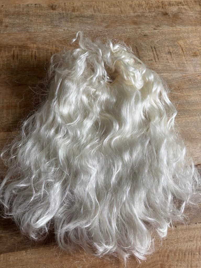 Haarstuk en baard Sinterklaas/kerstman, Diversen, Sinterklaas, Ophalen of Verzenden, Gebruikt