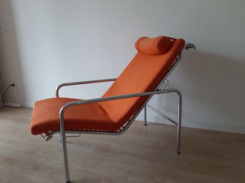 VINTAGE Fauteuil GENNI, van Mucchi in stof, Ophalen, Gebruikt, 100 tot 125 cm, Vintage