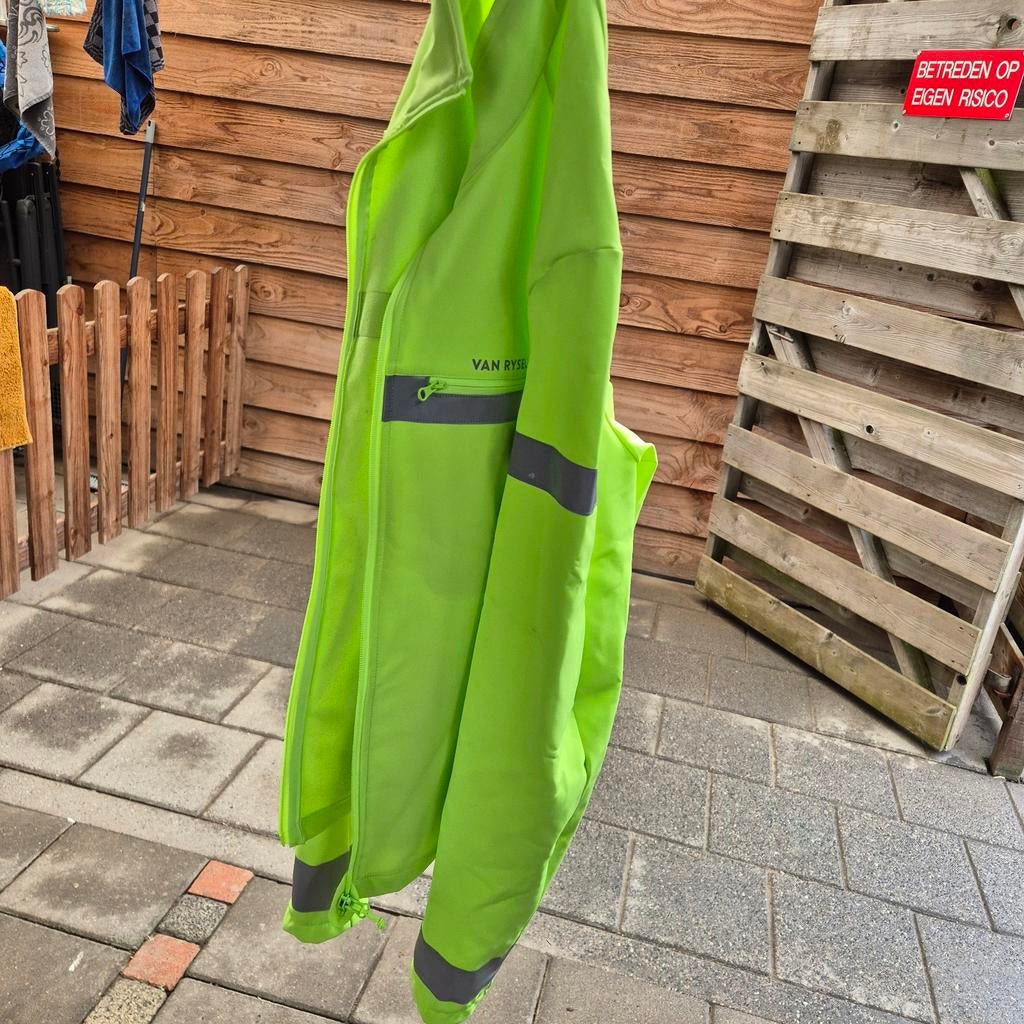 Van Rysel fietsjack geel maat XXL., Ophalen of Verzenden, Zo goed als nieuw, Van Rysel, Bovenkleding