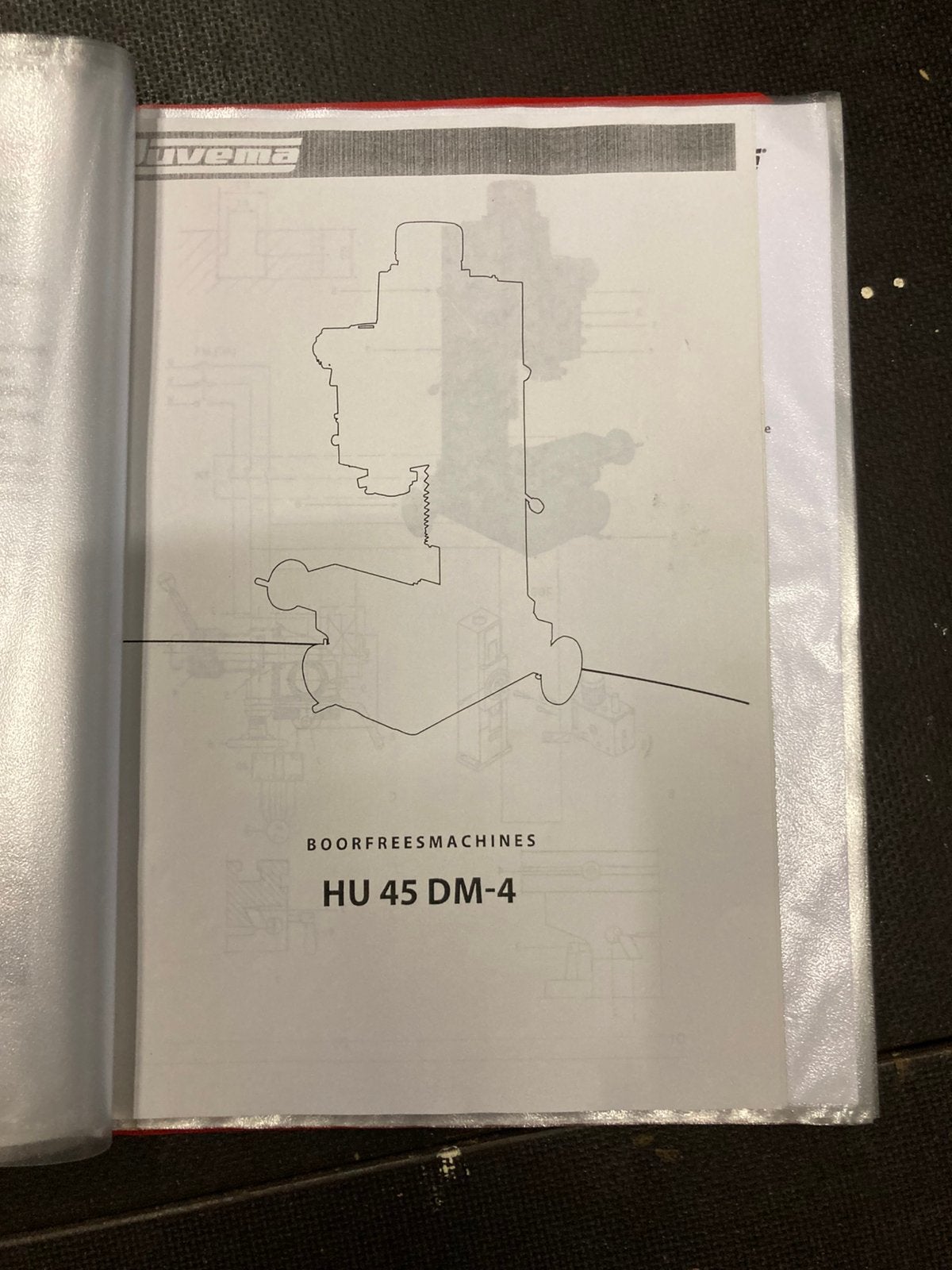 Huvema freesbank HU45 DM-4, Doe-het-zelf en Verbouw, Draaibanken, Ophalen, Gebruikt, Freesbank