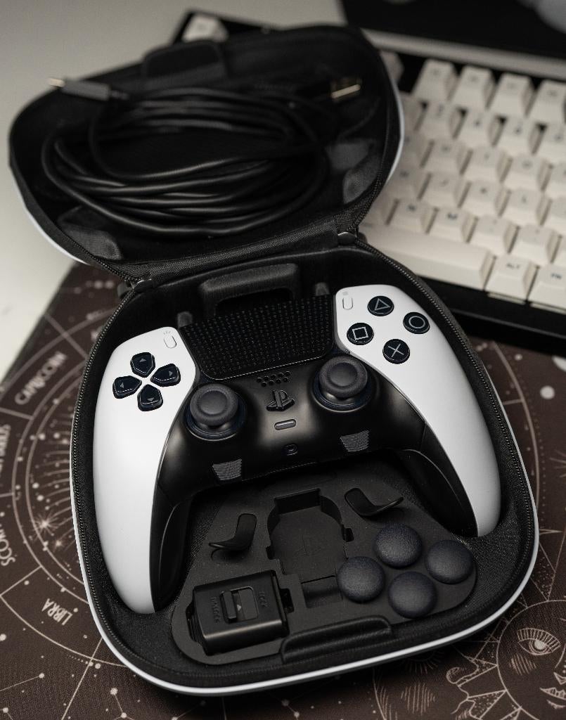 Dualsense Edge pro controller TMR sticks, Spelcomputers en Games, PlayStation 5, Ophalen of Verzenden, Zo goed als nieuw, Controller