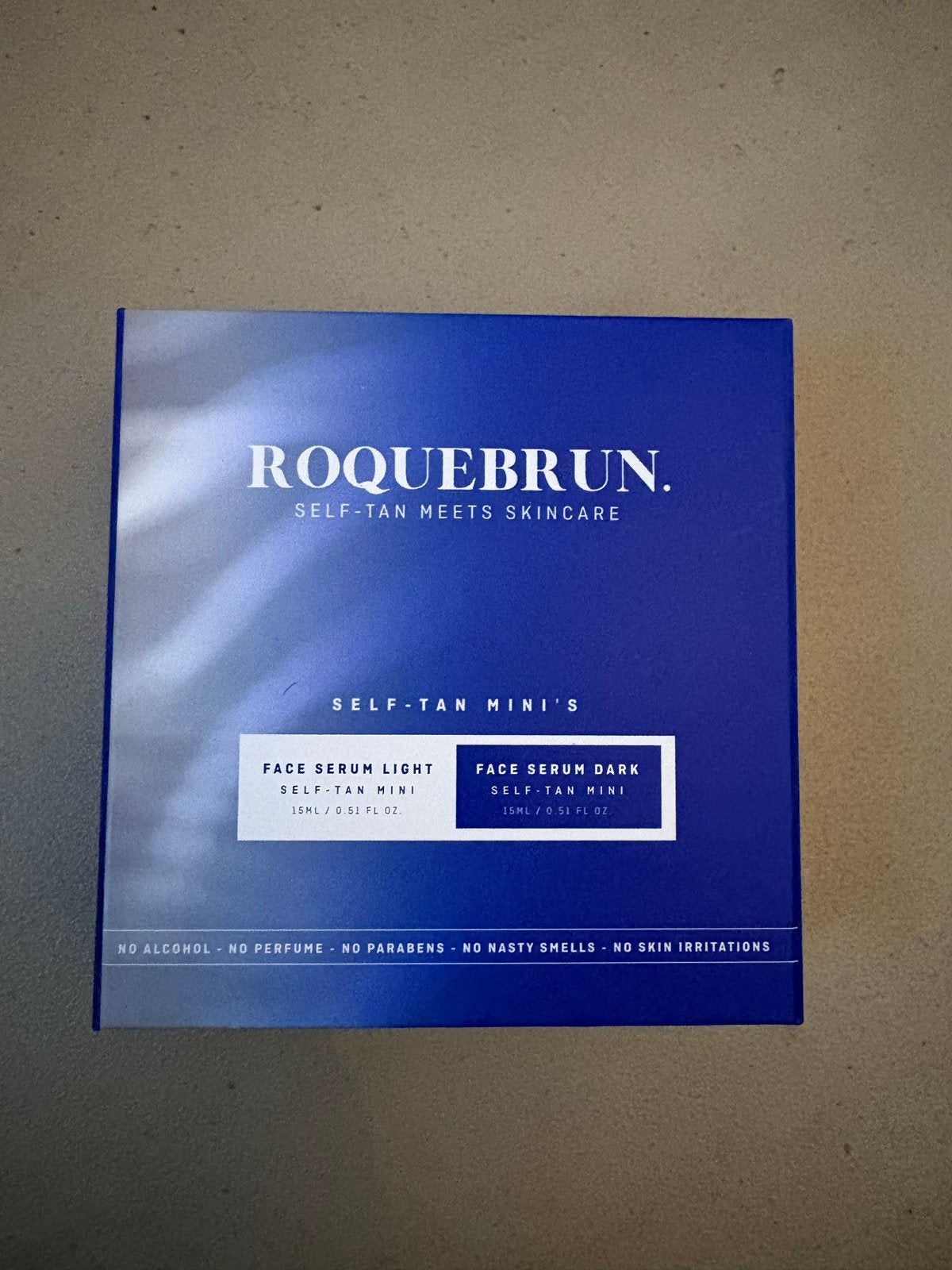 Nieuw: Roquebrun Self-Tan Mini's - Light & Dark Face Serum, Ophalen of Verzenden, Nieuw, Overige typen