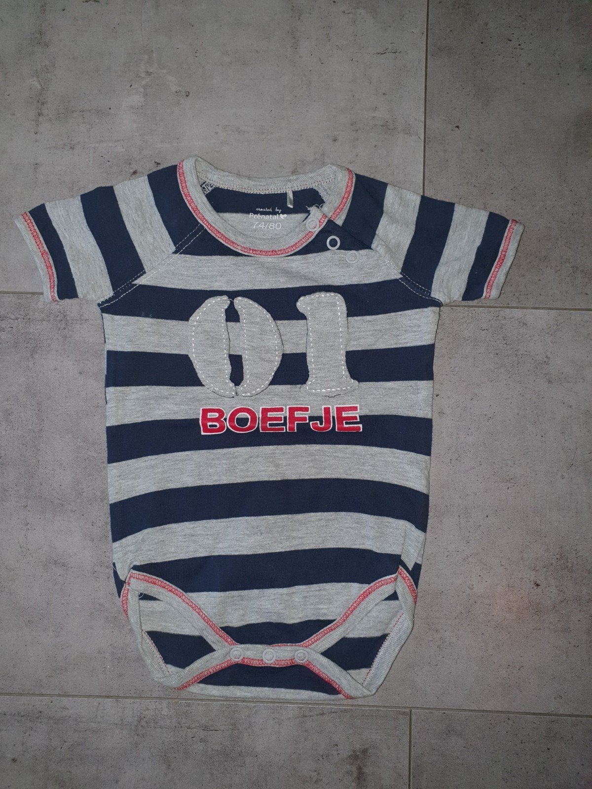 Romper maat 74/80, Kinderen en Baby's, Babykleding | Maat 74, Ophalen of Verzenden, Zo goed als nieuw, Jongetje, Nacht- of Onderkleding