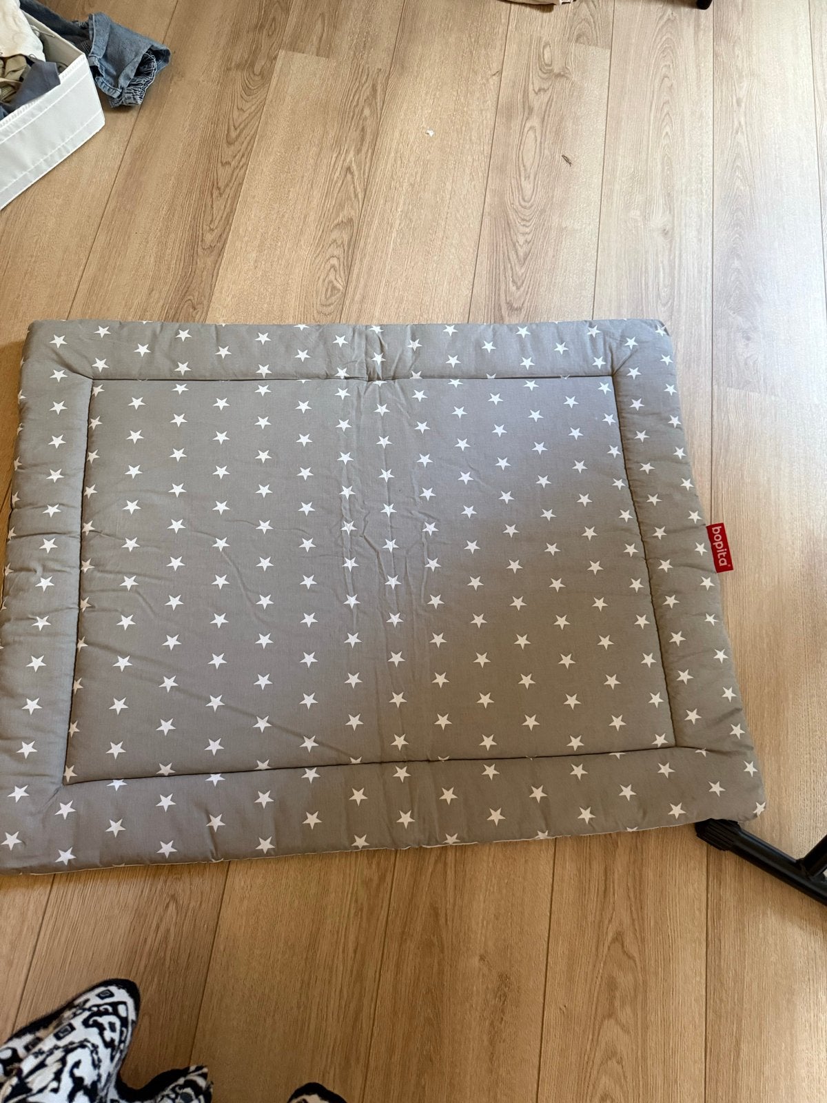 Boxkleed 95x75 cm met sterrenpatroon, Ophalen of Verzenden, Gebruikt