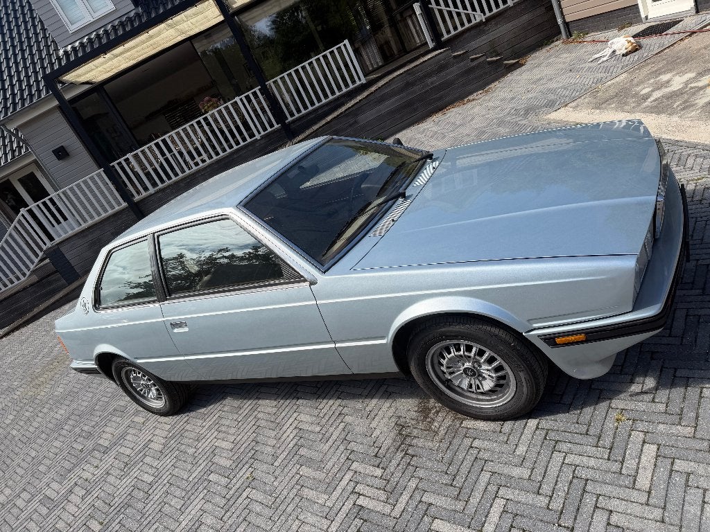 Zeldzaam mooie en gekeurde Maserati Biturbo 2.5, Achterwielaandrijving, 1200 kg, Leder en Stof, Bruin