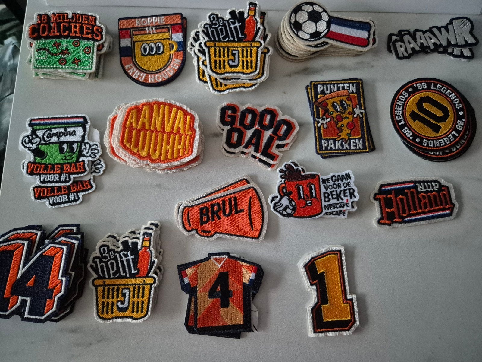 Jumbo Spaaractie Juich Jublemen Patches - €0,50 per stuk, Verzamelen, Ophalen of Verzenden