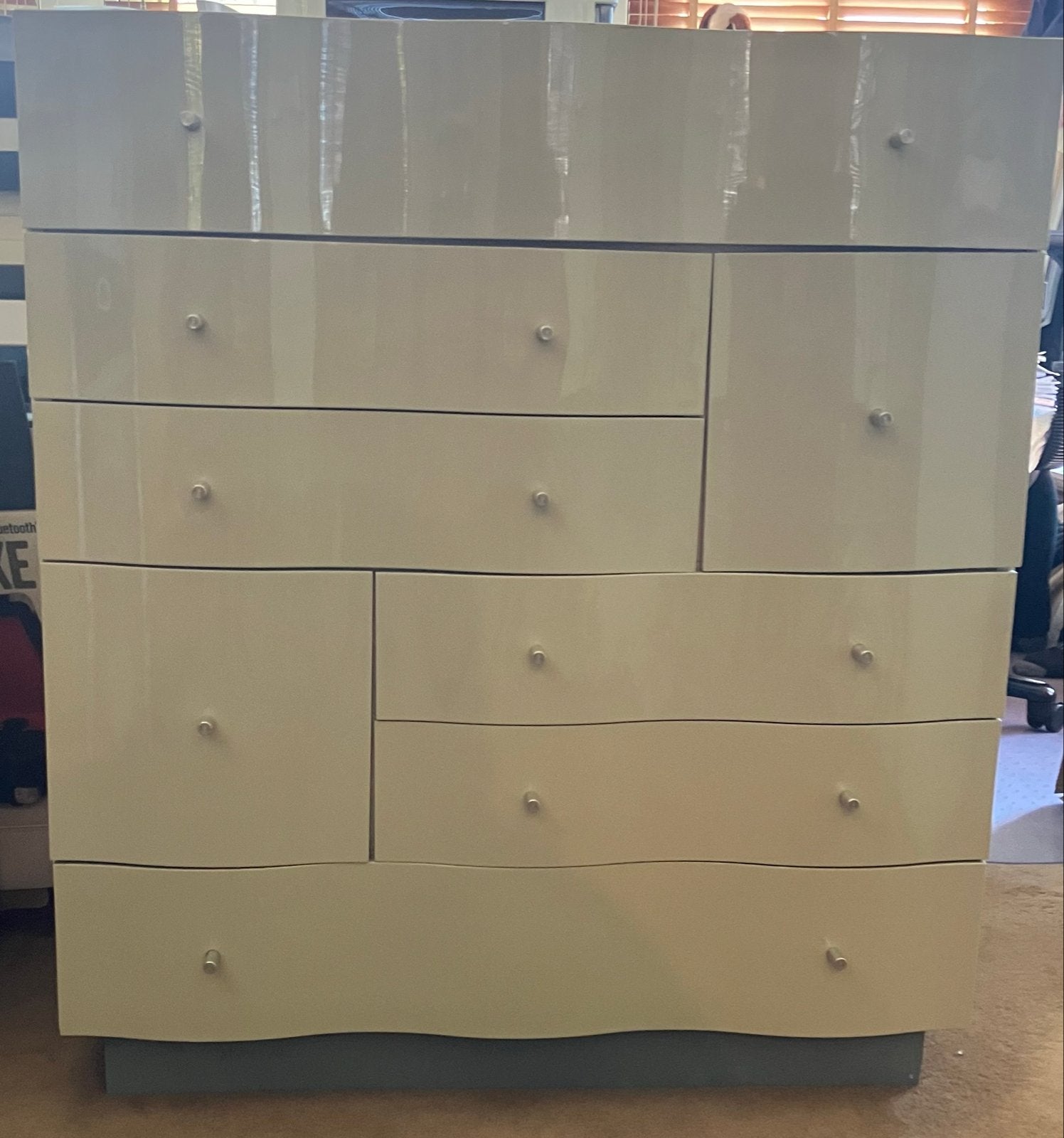 Vintage kast met golvende laden- ikea 1996, Ophalen, Overige materialen, Gebruikt, 5 laden of meer