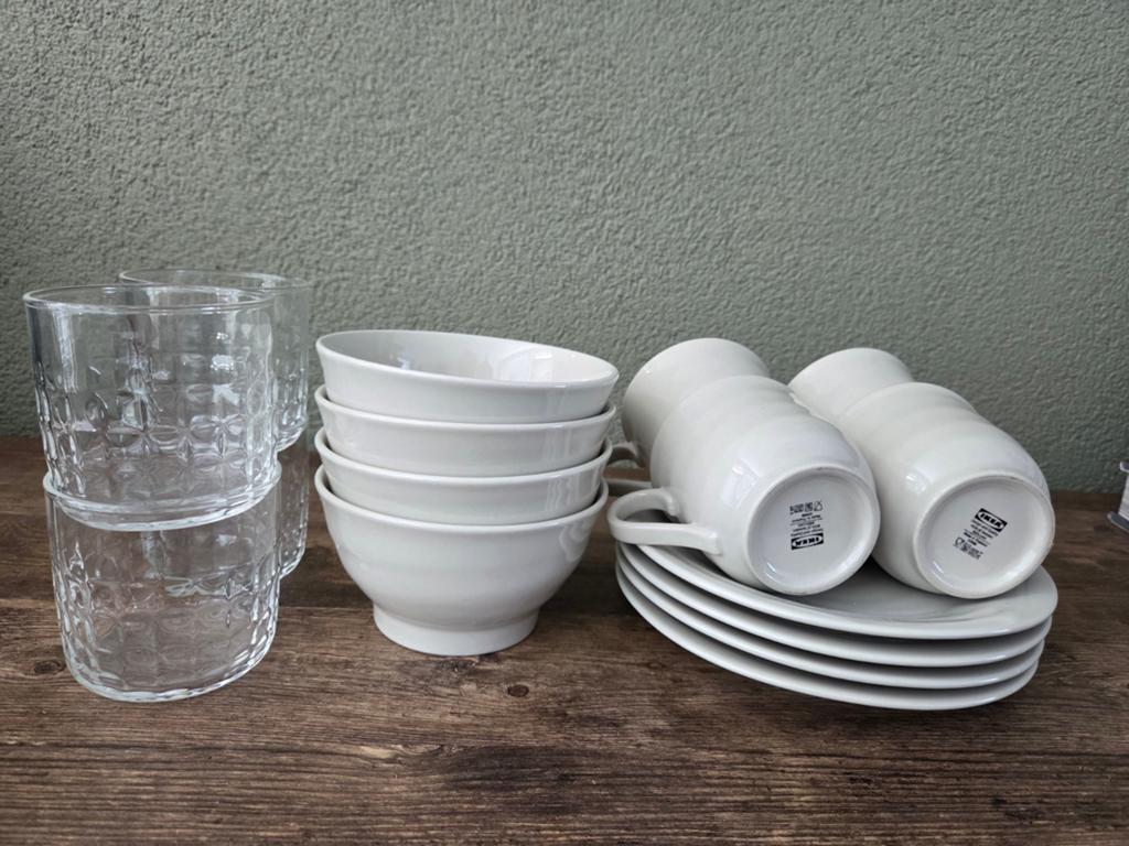 Nieuw / Ikea servies & glazen, Ophalen, Nieuw
