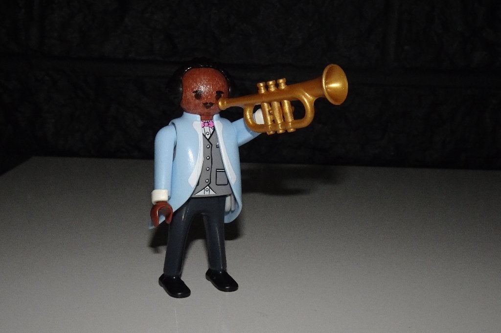 10 - Jazz trompettist 71605 serie 26, Ophalen of Verzenden