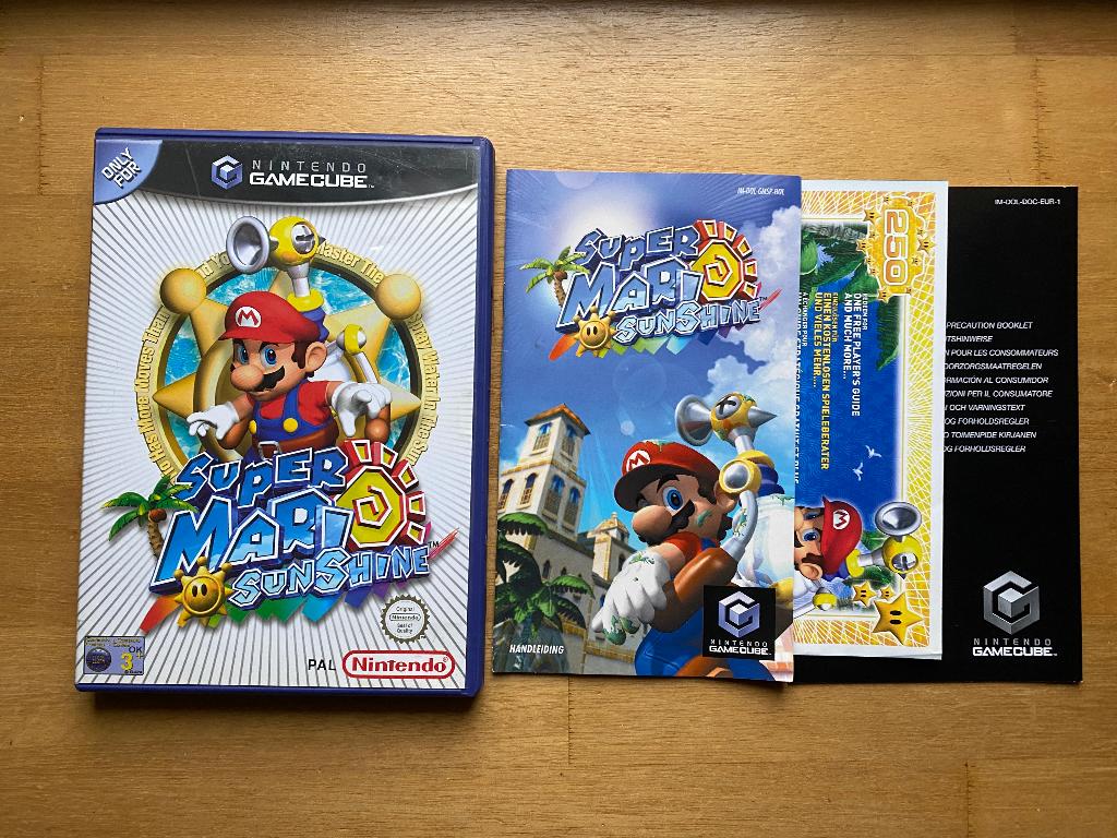 Super mario sunshine gamecube, Spelcomputers en Games, Games | Nintendo GameCube, Avontuur en Actie, Ophalen of Verzenden, Zo goed als nieuw
