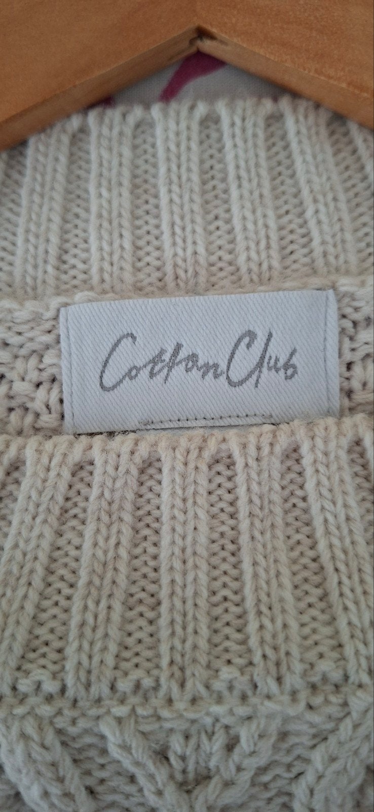 MOOIE TRUI IN MAAT M/ L VAN HET MERK COTTON-CLUB., Ophalen of Verzenden, Zo goed als nieuw, Beige