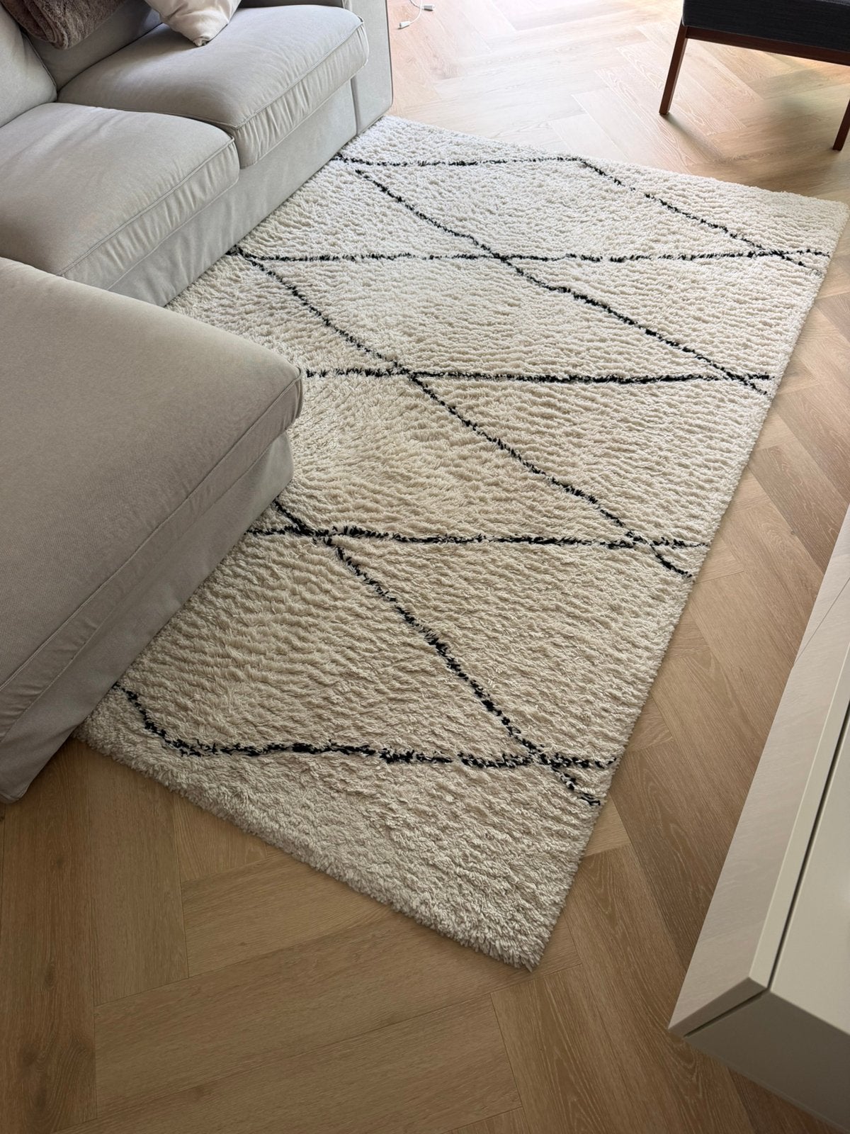 Vloerkleed 160 x 230, Ophalen, Gebruikt, 150 tot 200 cm, 200 cm of meer