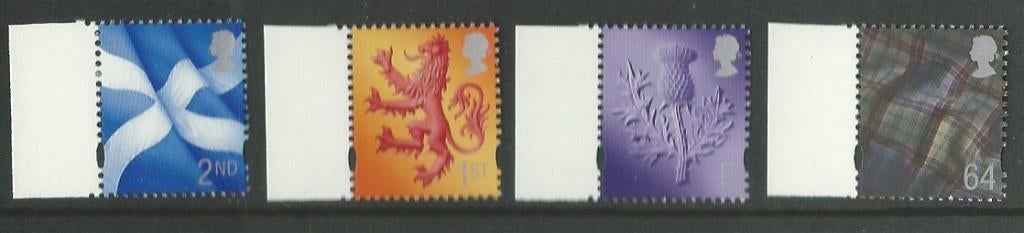 SCHOTLAND 1999 Landkenmerken Frankeerzegels, Michel: 77-80, Verzenden, Postfris