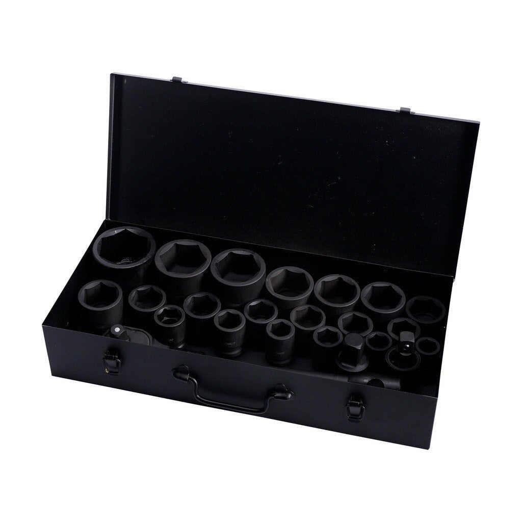 Doppendoos impact 3/4'' en 1'' 26 delig engels, Verzenden