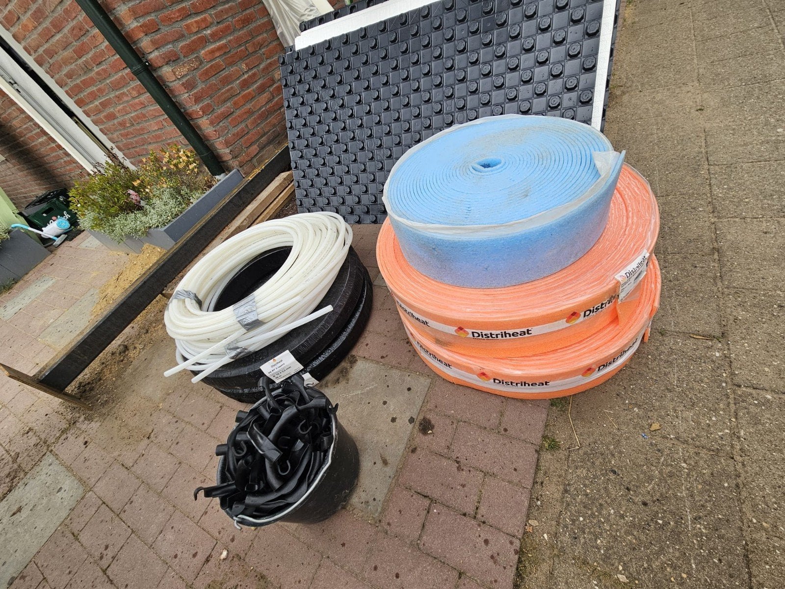 Vloerverwarming Set bestaande uit verschillende onderdelen, Doe-het-zelf en Verbouw, Ophalen, Minder dan 30 cm, Overige typen