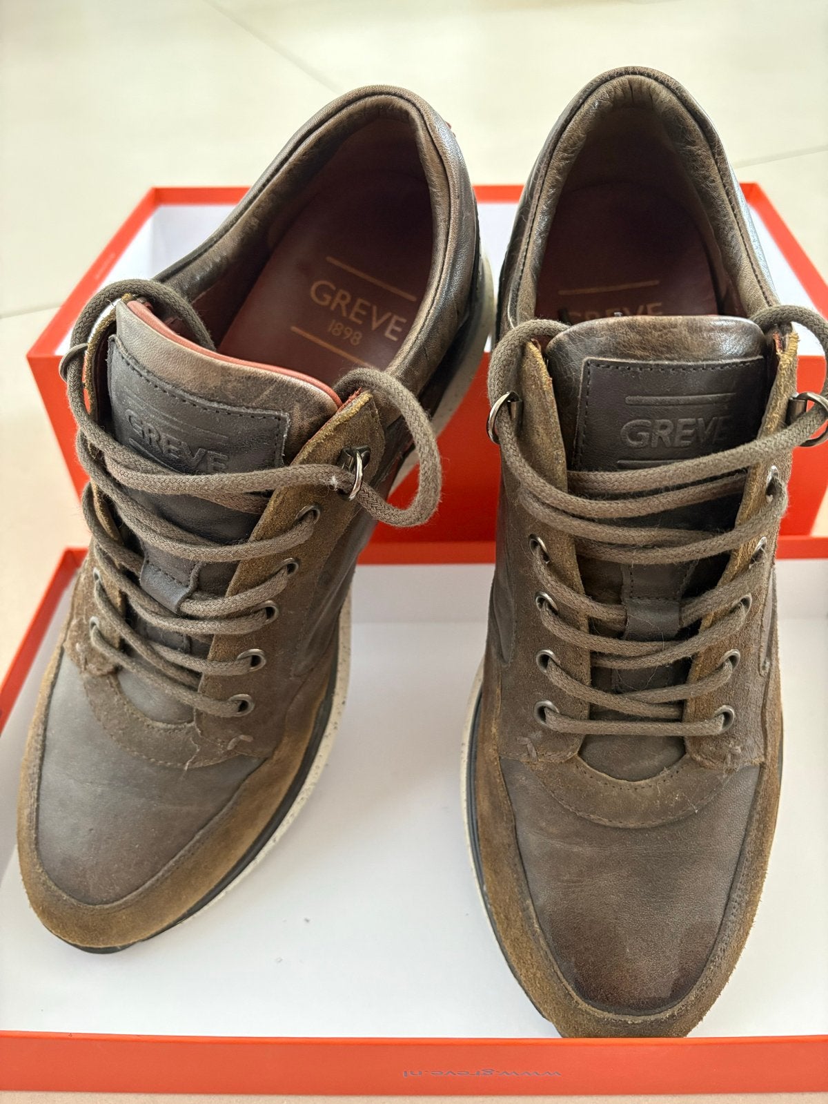 Greve herenschoenen maat 42 - Nieuw in doos, Kleding | Heren, Schoenen, Ophalen of Verzenden, Nieuw, Overige kleuren, Veterschoenen