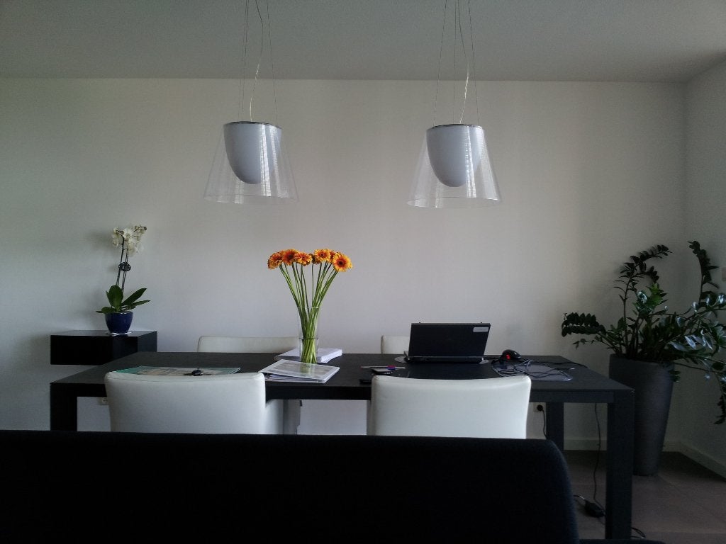 2 Flos KTribe S2 hanglampen - Starck (prijs is voor 2), Ophalen, Kunststof, E27 (groot), Zo goed als nieuw