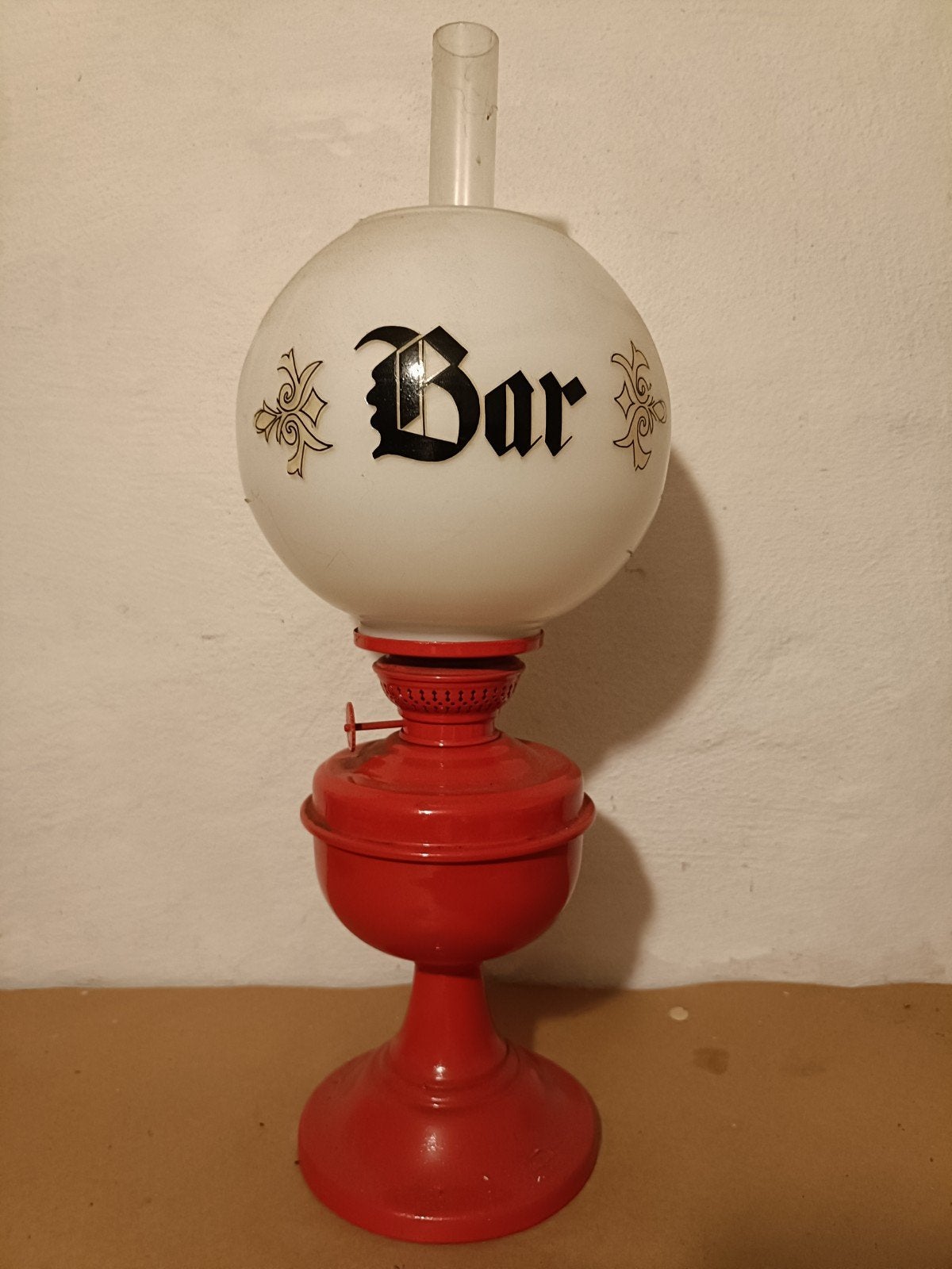 Vintage Carl Schaefer Höxter olielamp - Bar decoratie, Ophalen
