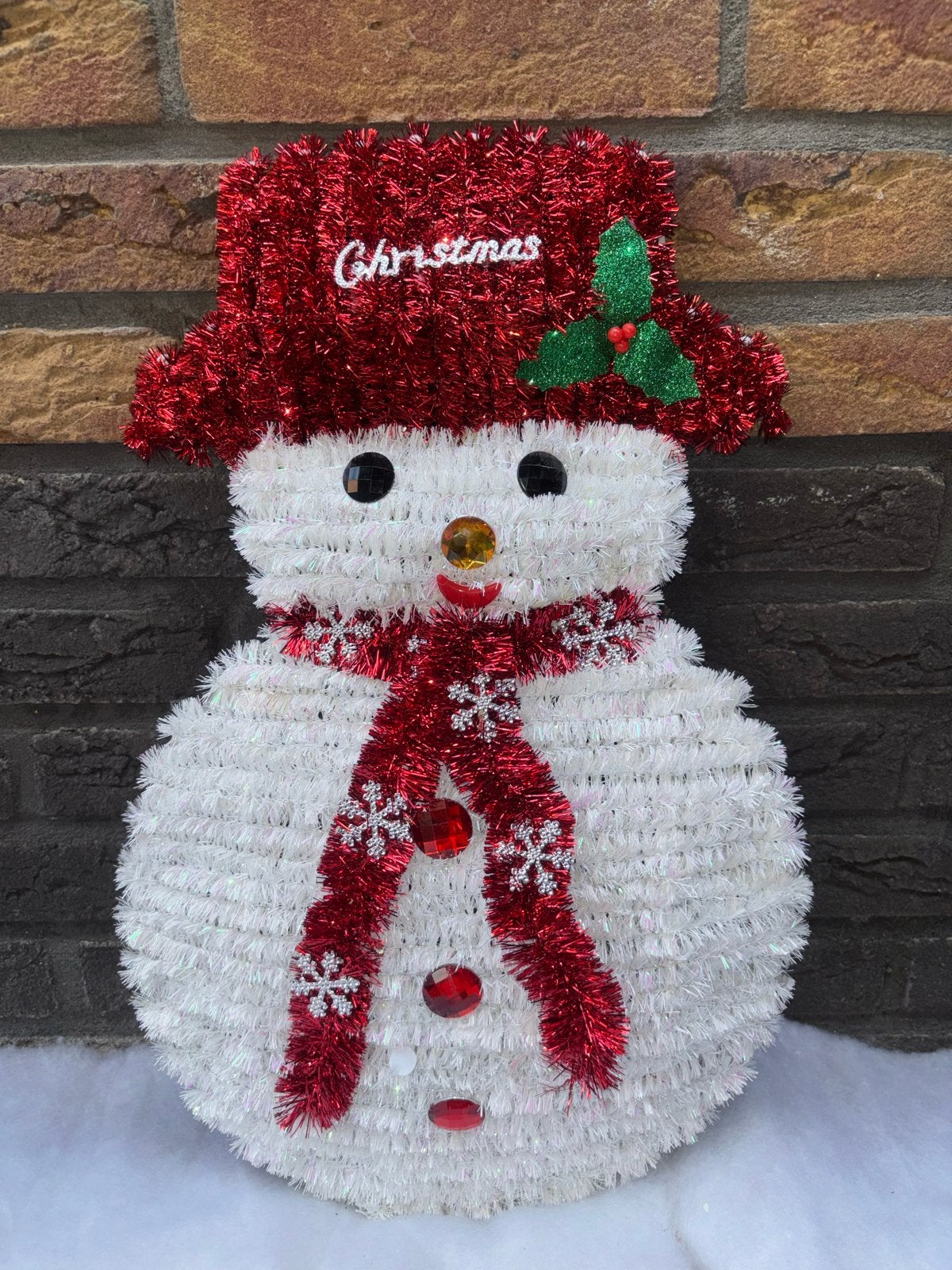 Kerst grote sneeuwpop decoratie hang/staand, Ophalen of Verzenden