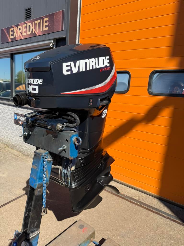 Evinrude E Tec 40PK langstaart injectie, Ophalen, Zo goed als nieuw, Benzine, 30 pk of meer
