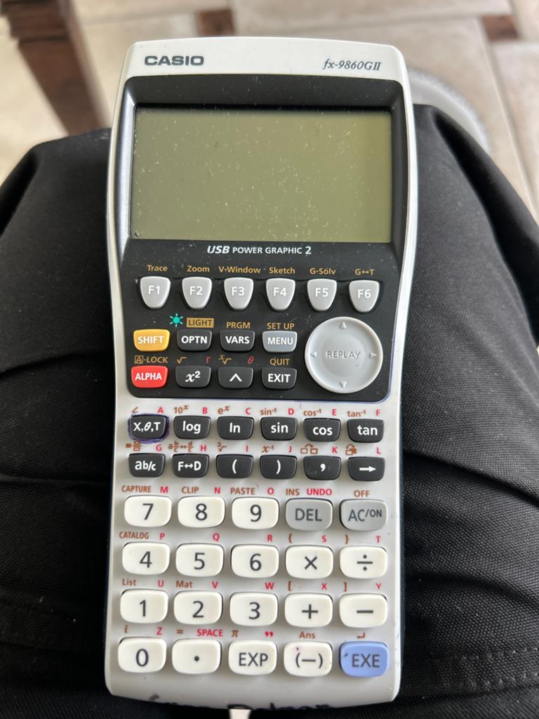 Grafische rekenmachine zwart Casio, Ophalen, Grafische rekenmachine, Gebruikt