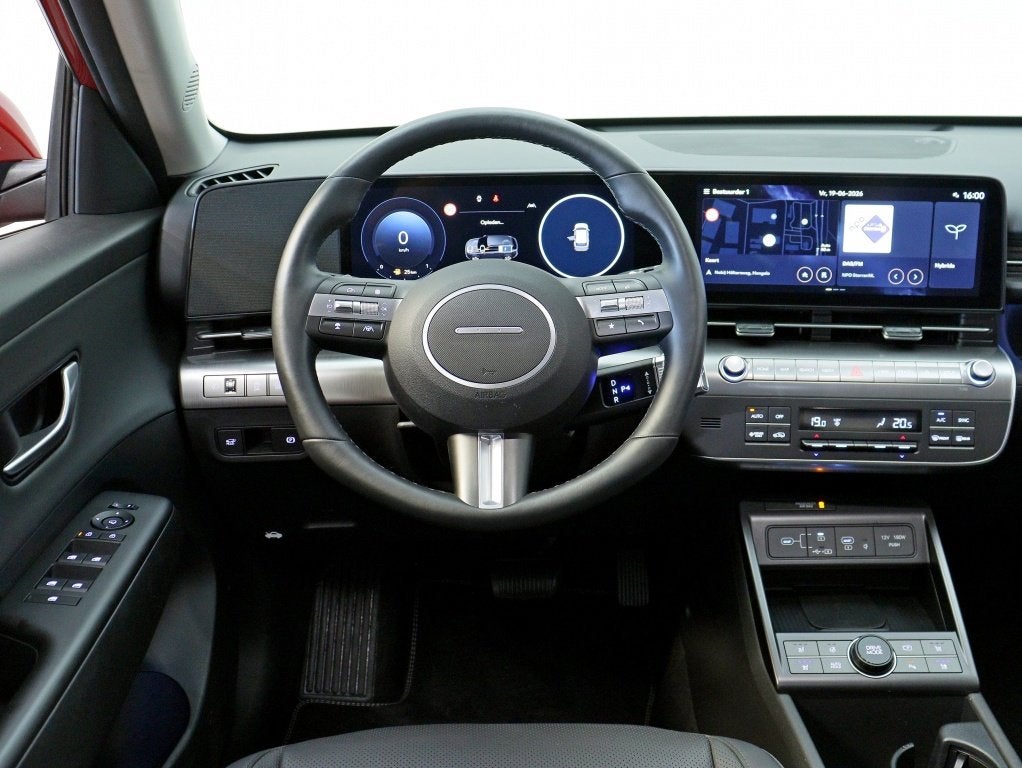 Hyundai KONA 1.6 GDI HEV Premium | Private Lease 579,- p.m., Auto's, Gebruikt, Adaptive Cruise Control, Leder en Stof, Bedrijf