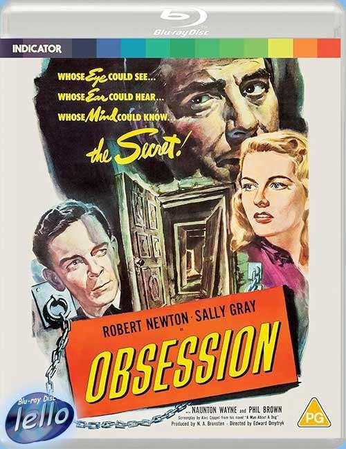 Blu-ray: Obsession (1949 Robert Newton, Sally Gray) UK nNLO, Cd's en Dvd's, Ophalen of Verzenden, Nieuw in verpakking, Thrillers en Misdaad