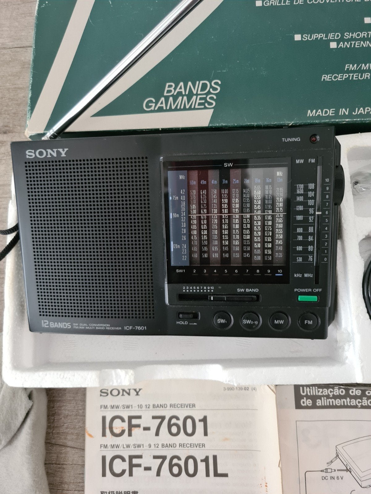 SONY WERELDONTVANGER ICF.7601, Audio, Tv en Foto, Radio's, Ophalen of Verzenden, Wereldontvanger