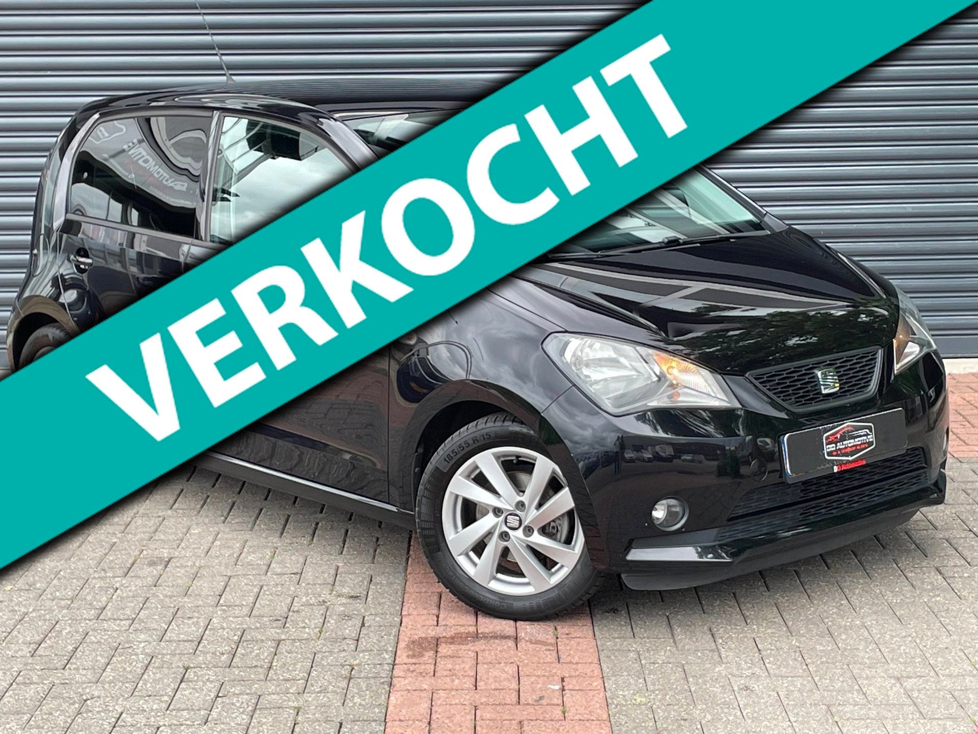 Seat Mii 1.0 Style Chic Parkeersensoren | Cruise | Airco | E, Euro 5, Stof, Gebruikt, Zwart