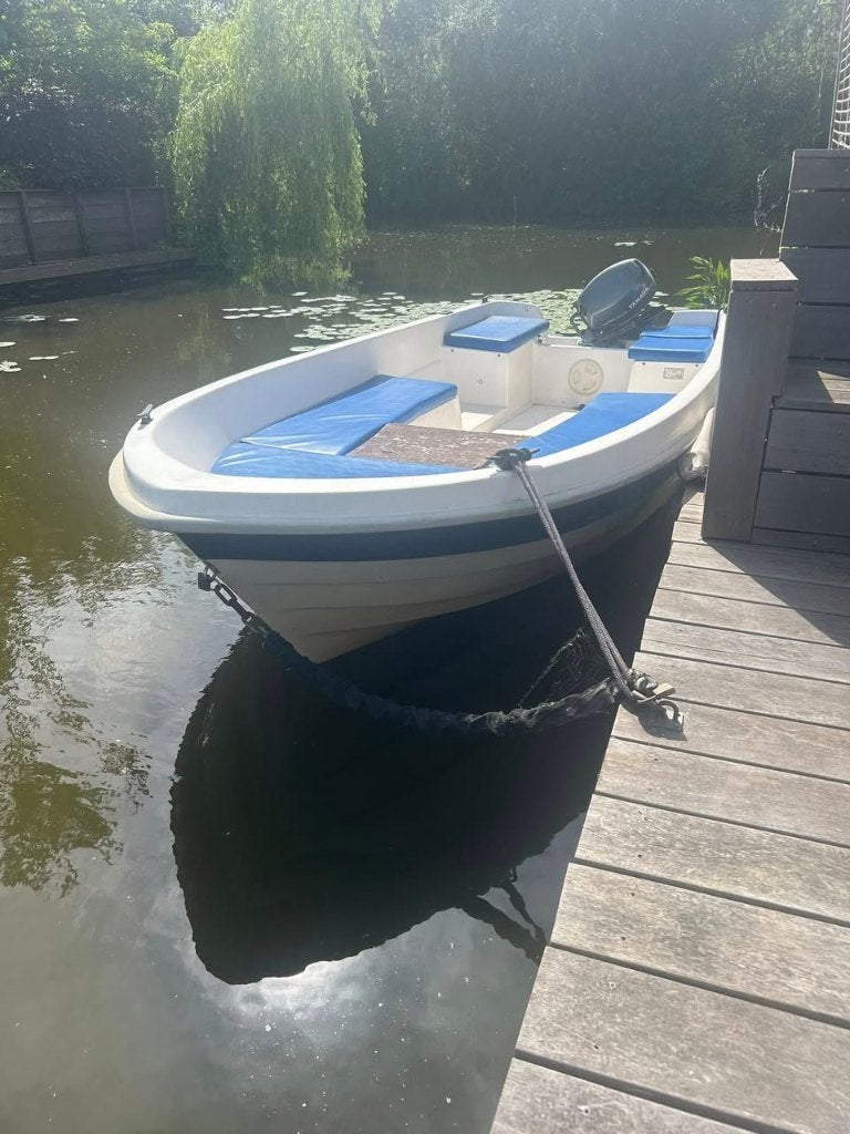 Topcraft 430 met 8 pk yamaha 4-takt, Ophalen, 8 pk, Gebruikt, 4 m
