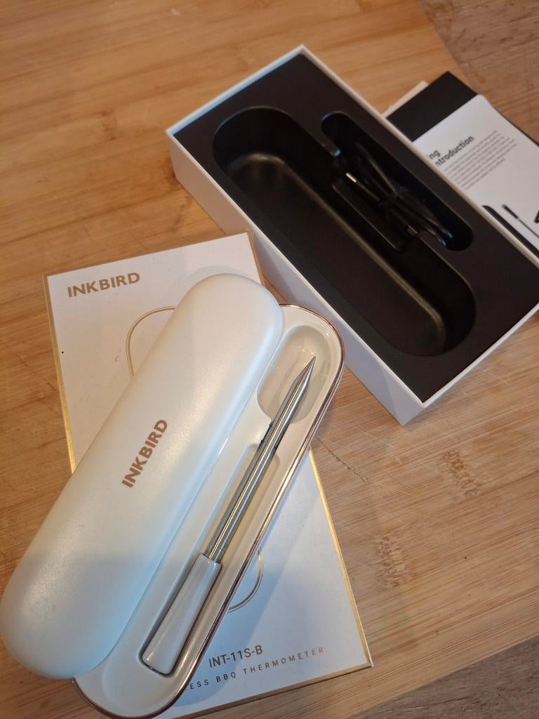 Inkbird INT-11S-B Draadloze BBQ Thermometer, Ophalen of Verzenden, Zo goed als nieuw, Inkbird