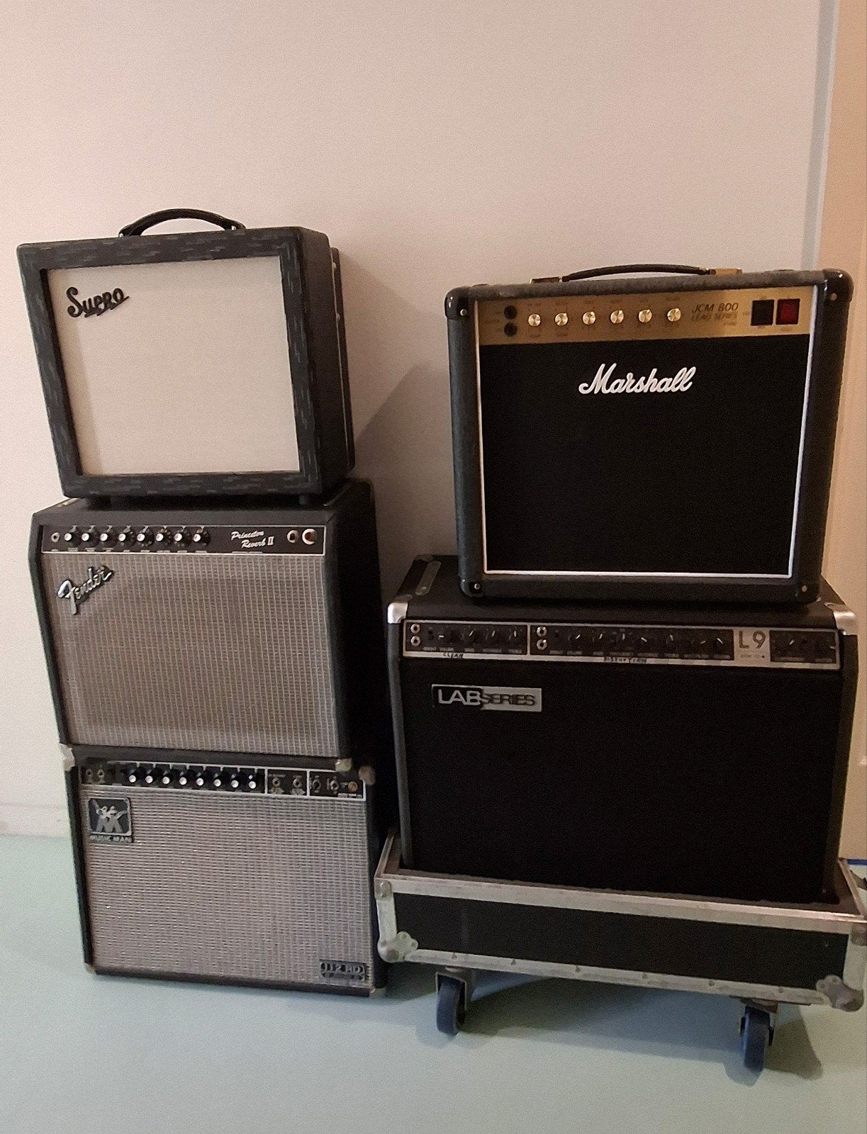 Gitaarversterkers: Supro, Fender, Music Man, Marshall, L9, Ophalen, Zo goed als nieuw