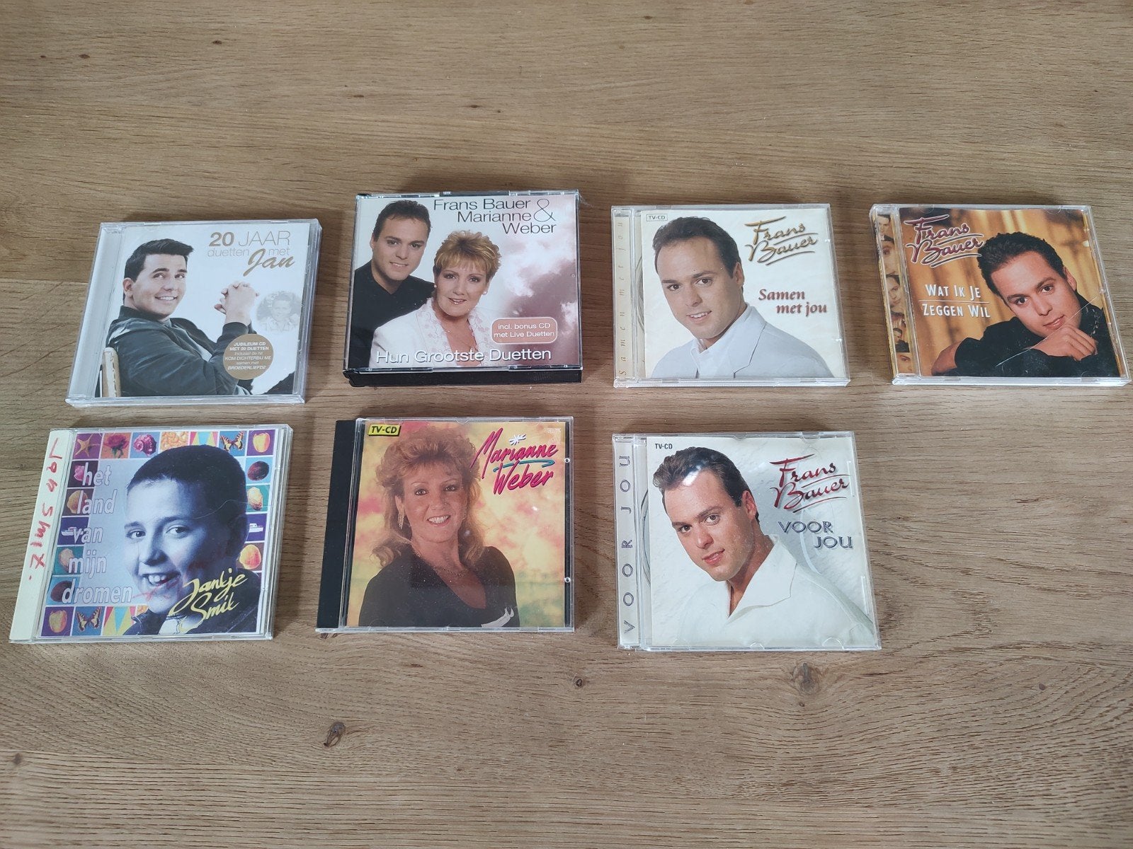 Diverse CD's van Frans Bauer, Marianne Weber en Jan Smit, Ophalen of Verzenden, Gebruikt, Levenslied of Smartlap, Album