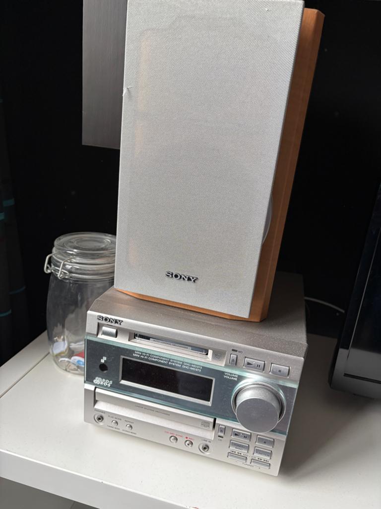 Sony audioset CD en MD speler, Audio, Tv en Foto, Stereo-sets, Ophalen, Zo goed als nieuw