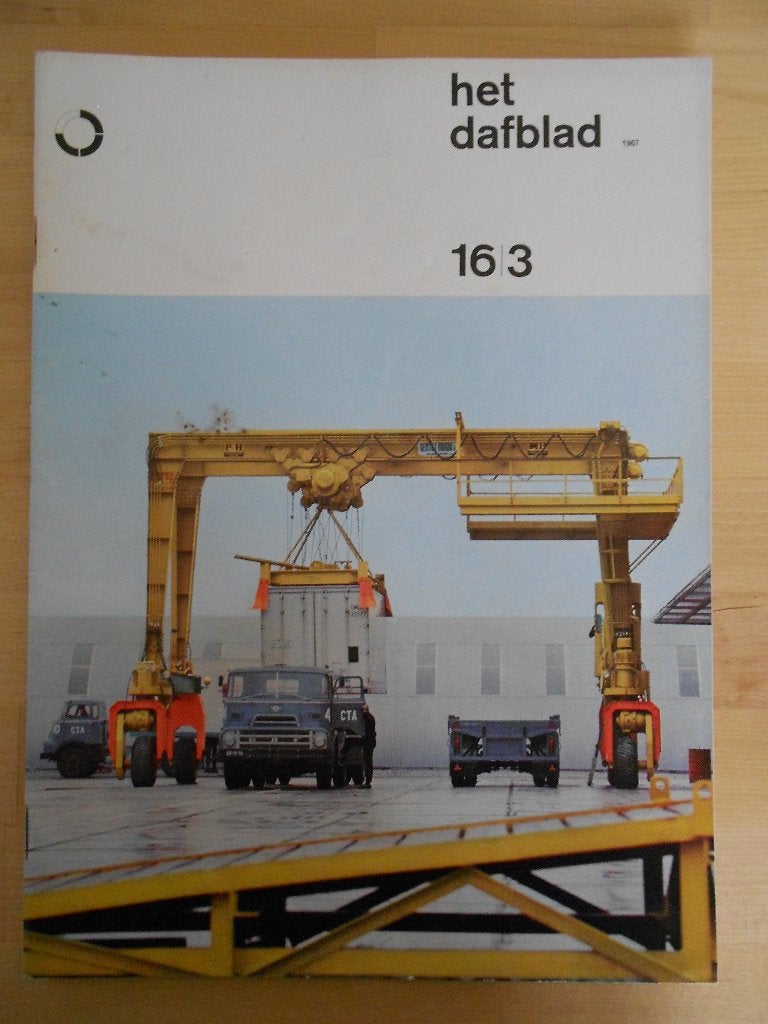 DAF DAFblad tijdschrift 1967 nummer 3 – Pony Kalmar DO 2600, Gelezen, Ophalen of Verzenden, Overige merken, DAF