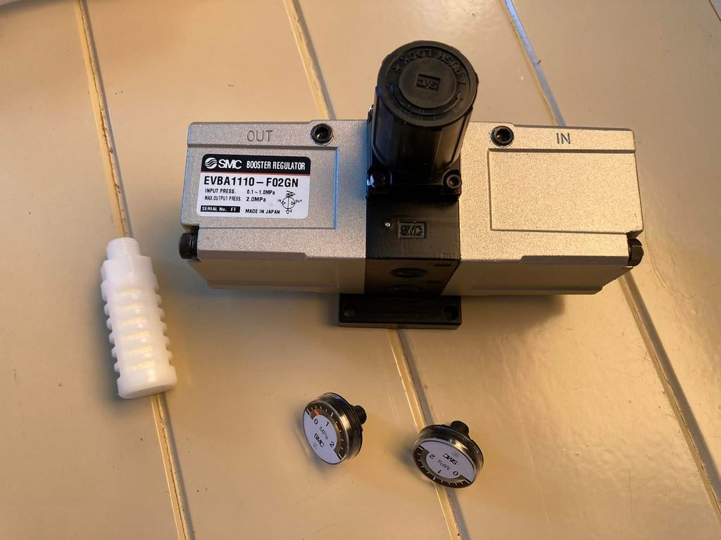 SMBooster regulator EVBA1110-F02GN luchtdrukvermeerderaar, Ophalen of Verzenden, Nieuw