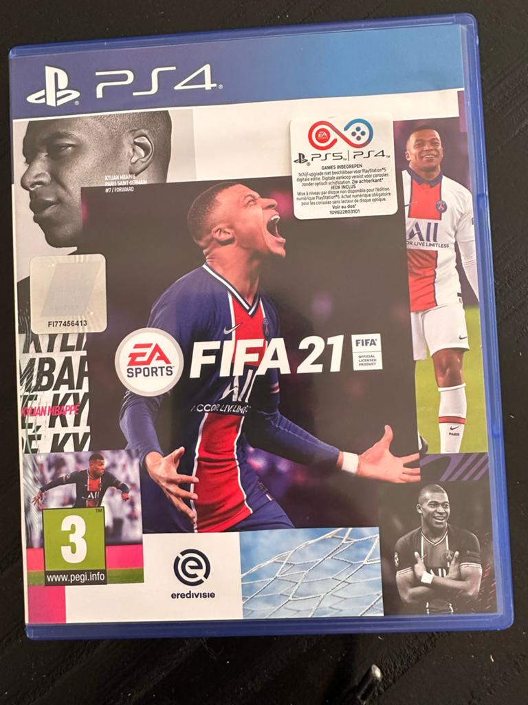 FIFA 21 - PlayStation 4 (PS4) Voetbalspel, Ophalen, Gebruikt, 1 speler, Eén computer