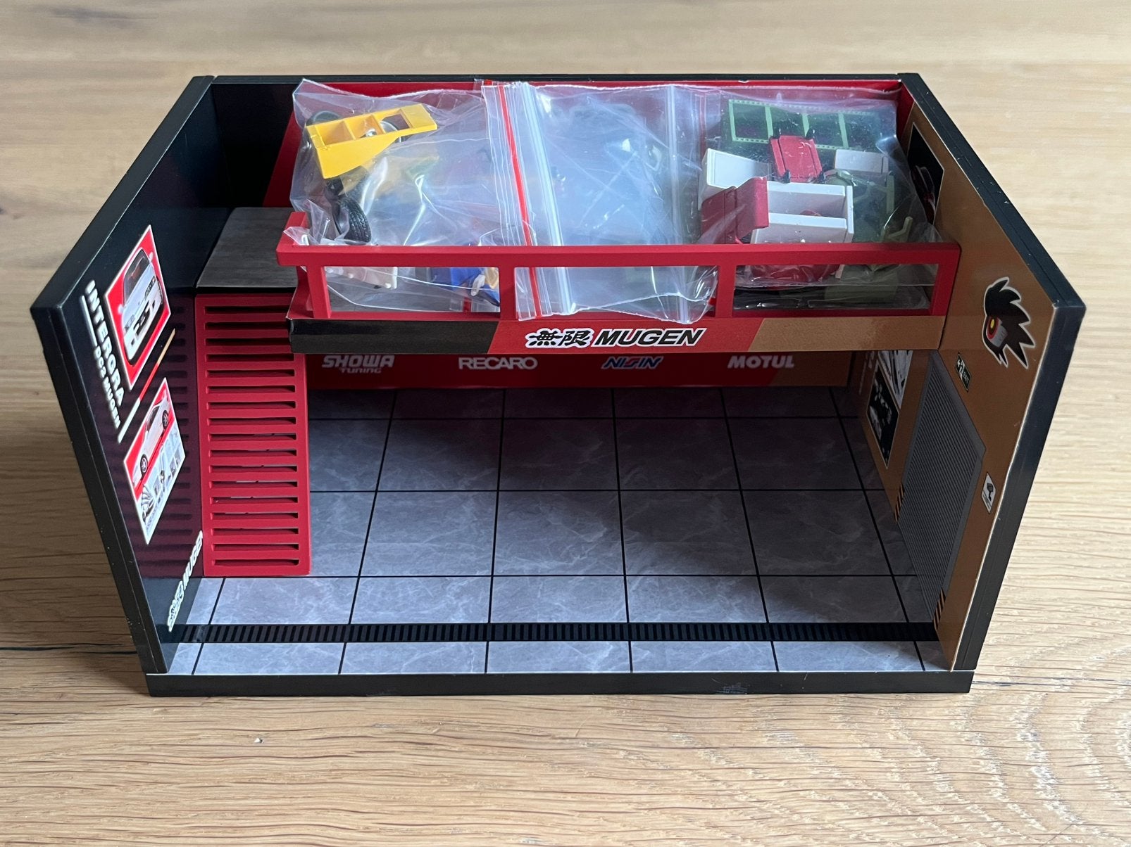 Honda Mugen Power Theme garage 1:64 Motorhelix, Ophalen of Verzenden, Nieuw, Auto