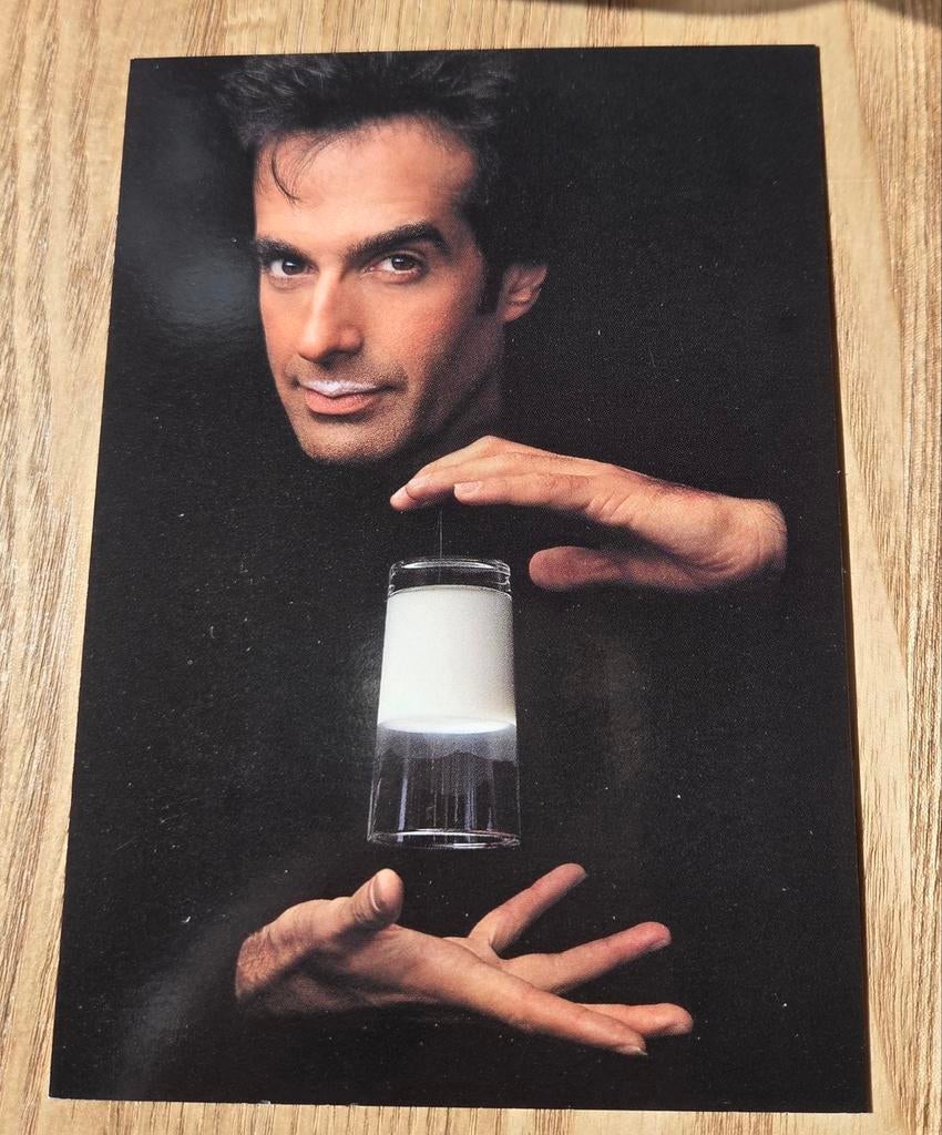 David Copperfield - Got Milk?, Verzamelen, Verzenden, 1980 tot heden, Ongelopen, Sterren en Beroemdheden
