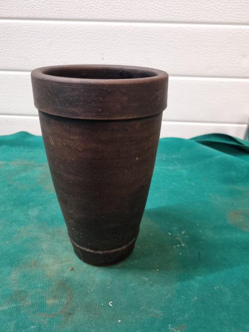 bloempot bruin aardewerk, Ophalen of Verzenden, 'T Olde Gre-j, Info@toldegrej.nl, Endepoelstraat 20f Didam