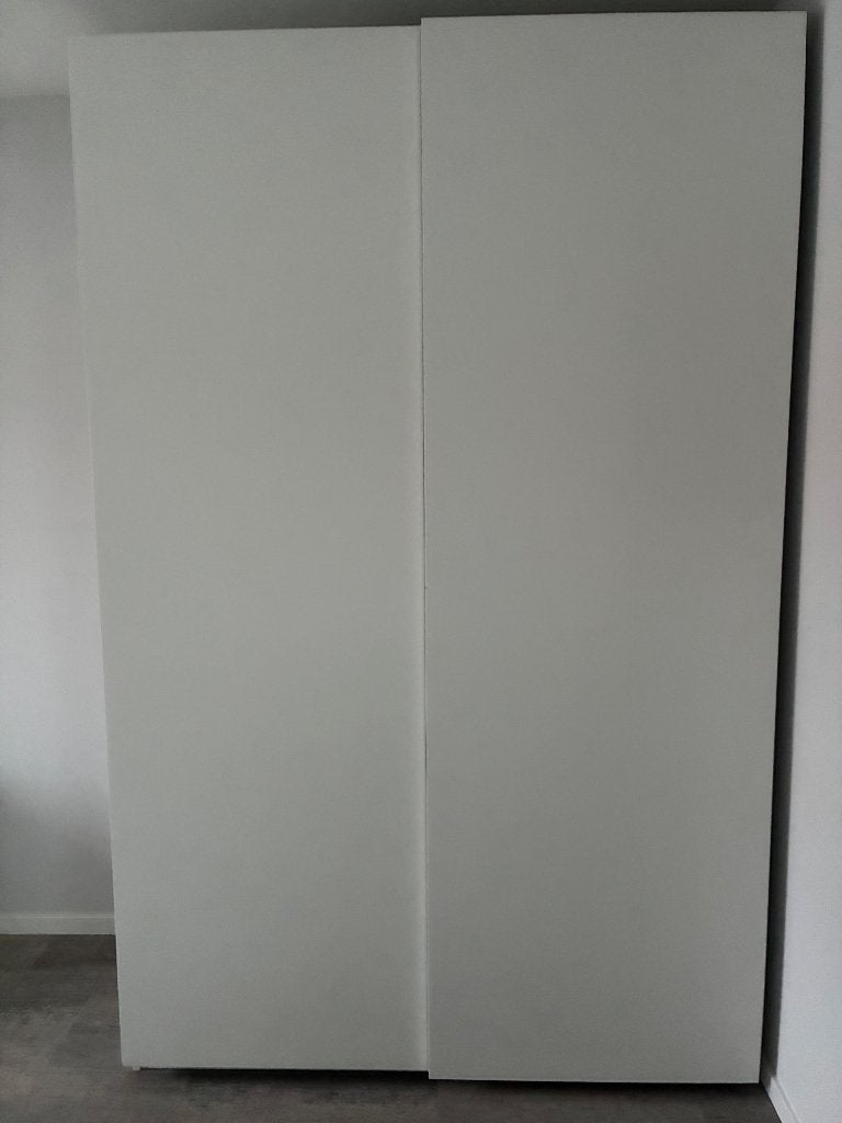 Grote witte IKEA Pax kast, Ophalen, Met plank(en), 100 tot 150 cm, 200 cm of meer