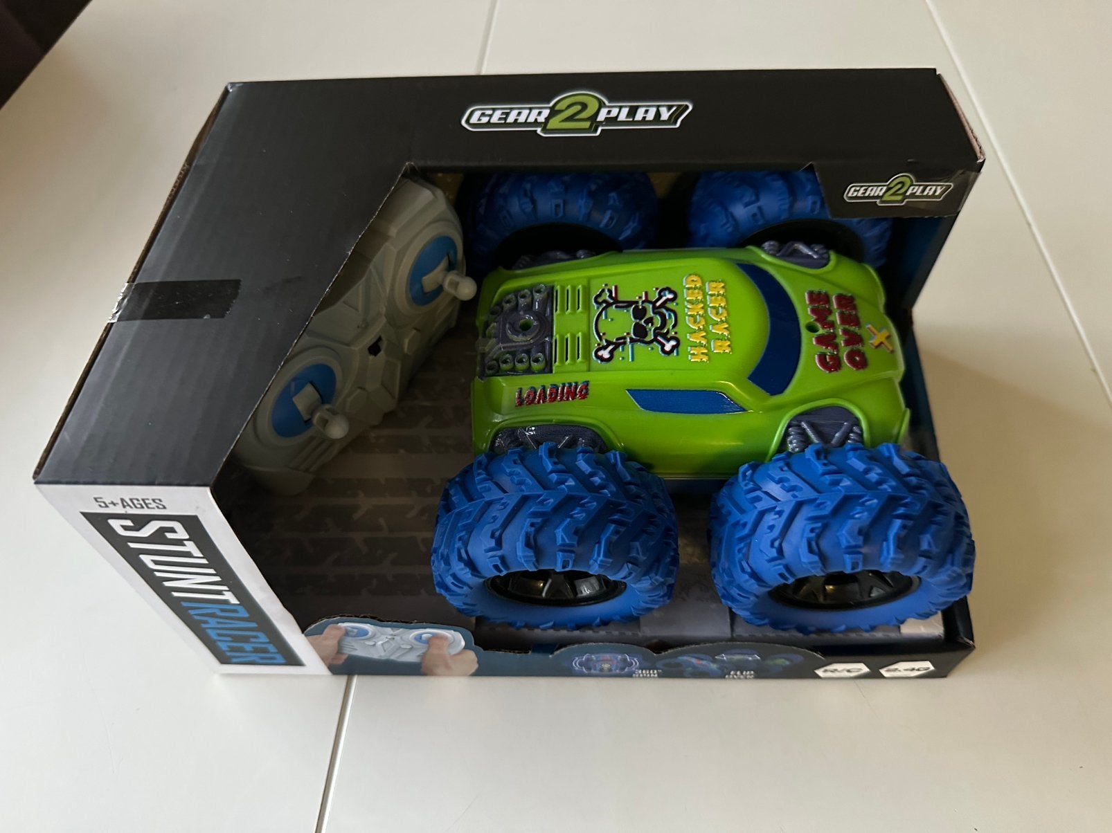 Afstandsbestuurbare auto rc stunt racer nieuw, Ophalen of Verzenden, Zo goed als nieuw, Overige schalen, Onderdeel