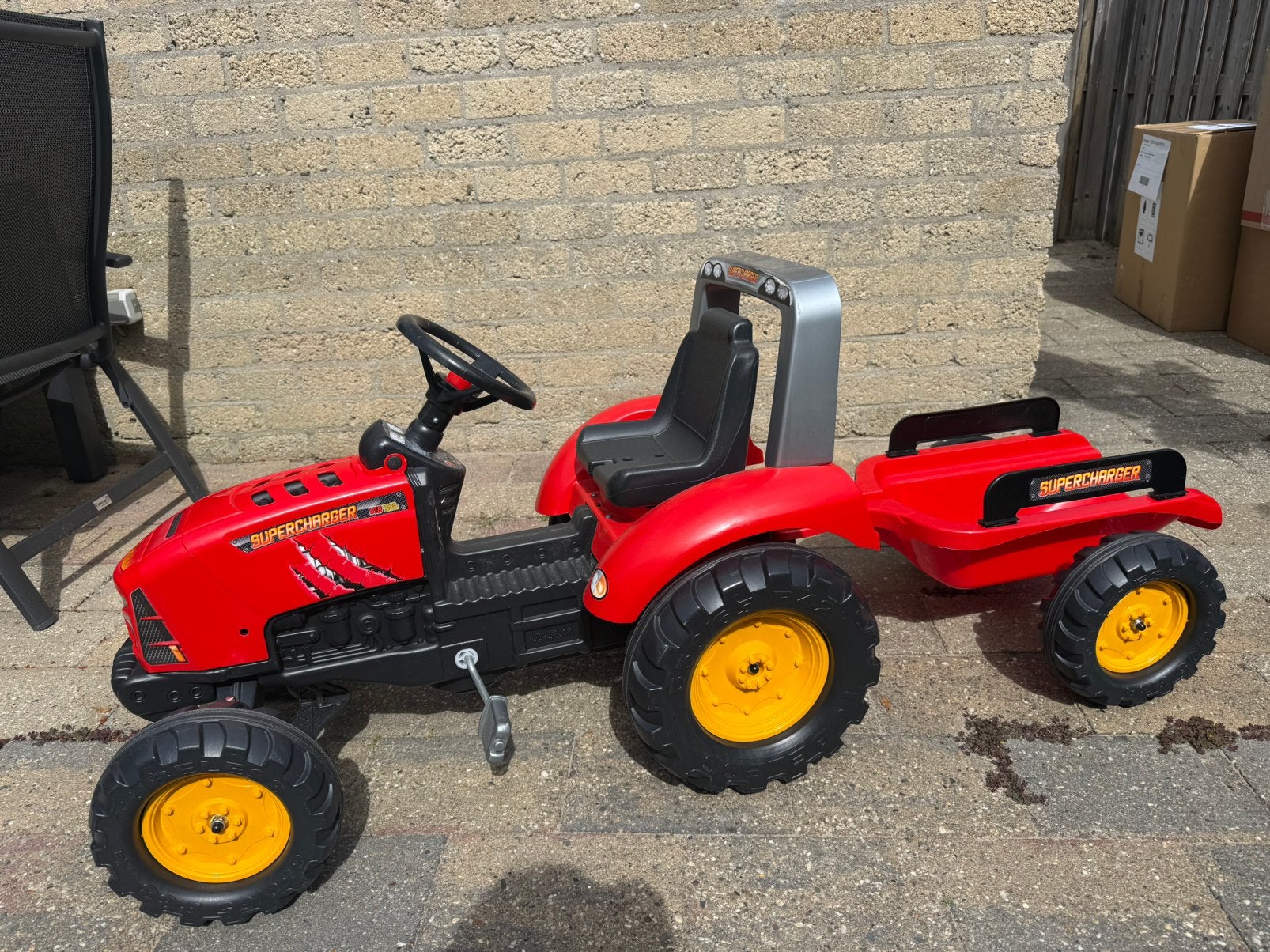 Tractor met aanhanger, Ophalen of Verzenden, Gebruikt